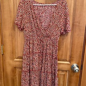 Dress Floral Red